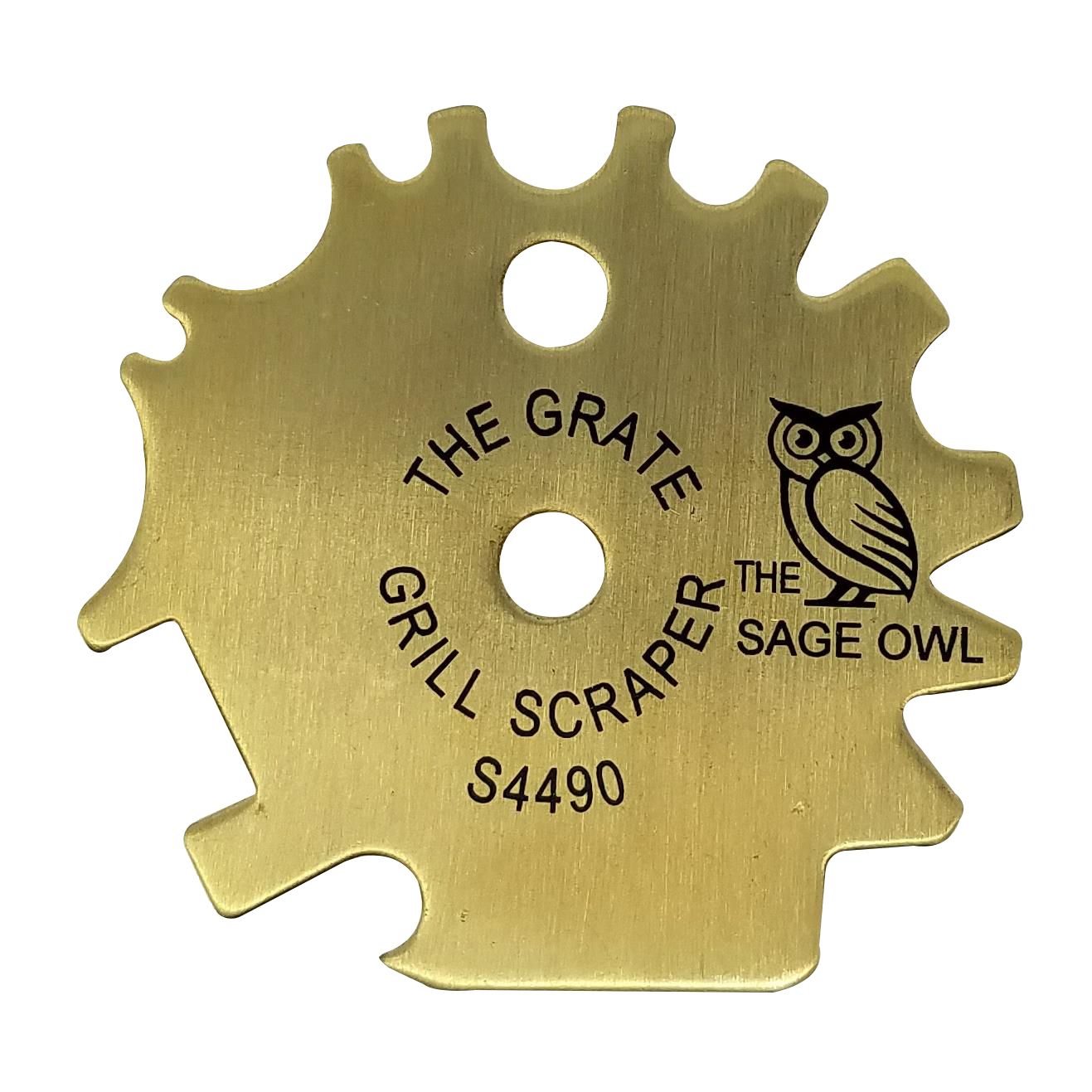 The Grate Grill Scraper - Brass Barbeque Cleaner - S4490